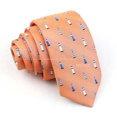 Cravată minunată din poliester, albastru, model de barci cu pânze mici, cravată pentru bărbați, petrecere de nuntă, îmbrăcăminte zilnică, cămașă, costum, accesoriu, cadou