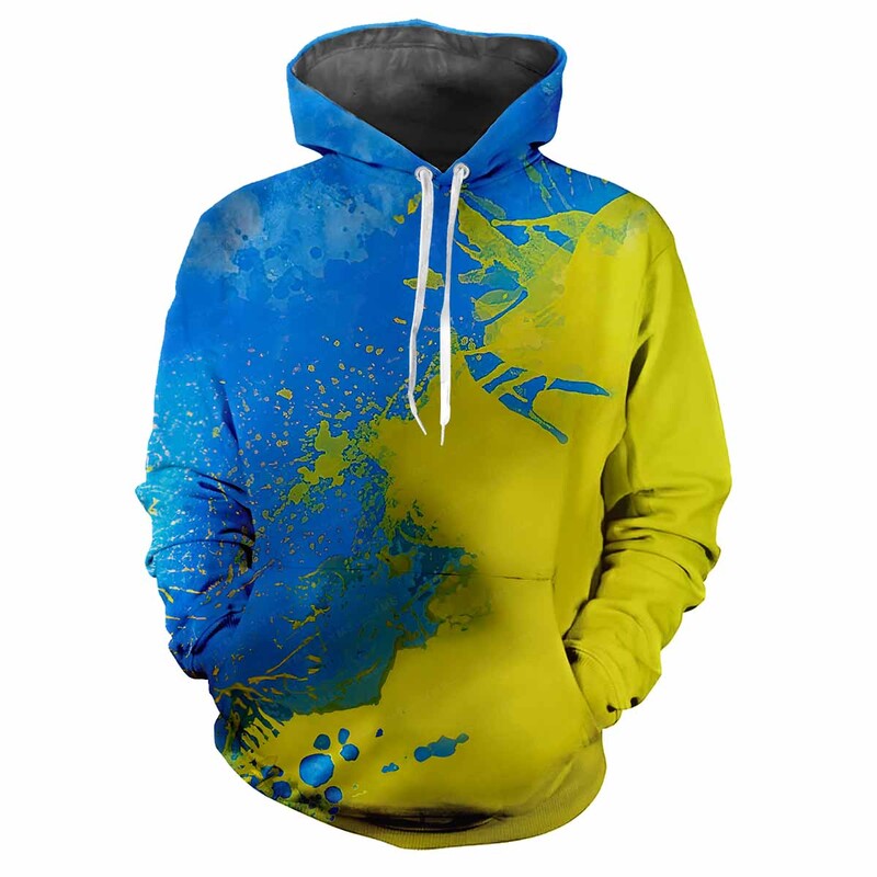 Nova modna sportska muška i ženska 3D tiskana mekana široka udobna neutralna topla sportska majica s kapuljačom za slobodno vrijeme za nošenje na otvorenom