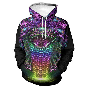 Toxic Snake Cobra Graphic Hoodie за мъже Топове 3D принт Ново в качулки Суичъри Дамско облекло Harajuku Fashion y2k пуловер