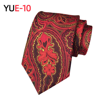 MUGIVALA 8cm New Paisley poliester muška kravata s velikim cvijetom Poslovno odijelo za društvene zabave Muška uska kravata za muškarce