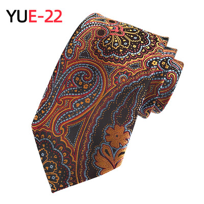 MUGIVALA 8cm New Paisley poliester muška kravata s velikim cvijetom Poslovno odijelo za društvene zabave Muška uska kravata za muškarce