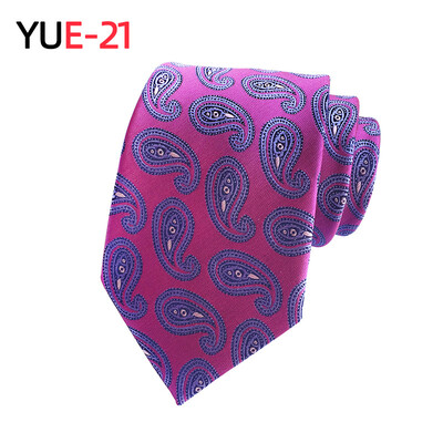 MUGIVALA 8cm New Paisley poliester muška kravata s velikim cvijetom Poslovno odijelo za društvene zabave Muška uska kravata za muškarce