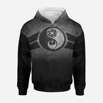 3D отпечатани Yin Yang Eight Trigrams Streetwear Качулки с цип Мъже, Жени, Деца Ежедневни суичъри с цип, Детско модно облекло