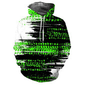 Hoodie Muška majica s kapuljačom Tie-Dye printom na vezicu Jesen Zima Višebojna majica s kapuljačom s velikim džepovima Sportska odjeća Široka