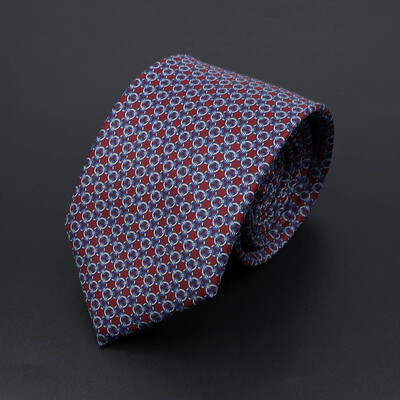 Noutate moale imitație de mătase pentru bărbați cravată de lux cu imprimeu vintage cachete pentru nuntă, banchet, petrecere, cadou prietenos cu pielea.