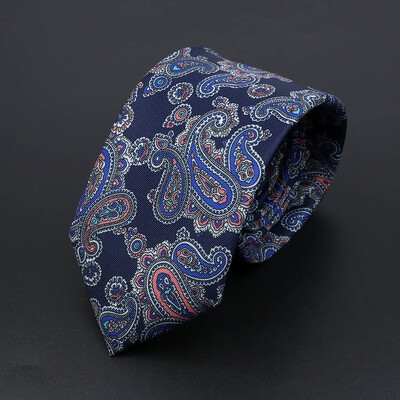 Noutate moale imitație de mătase pentru bărbați cravată de lux cu imprimeu vintage cachete pentru nuntă, banchet, petrecere, cadou prietenos cu pielea.
