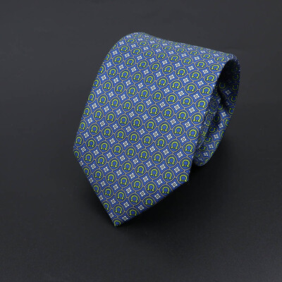 Noutate moale imitație de mătase pentru bărbați cravată de lux cu imprimeu vintage cachete pentru nuntă, banchet, petrecere, cadou prietenos cu pielea.