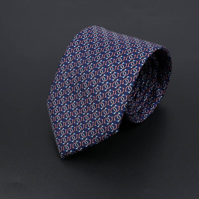 Noutate moale imitație de mătase pentru bărbați cravată de lux cu imprimeu vintage cachete pentru nuntă, banchet, petrecere, cadou prietenos cu pielea.