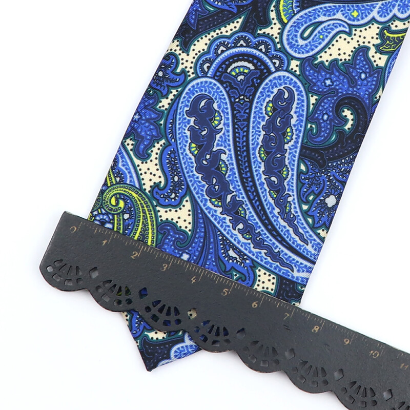 Noutate moale imitație de mătase pentru bărbați cravată de lux cu imprimeu vintage cachete pentru nuntă, banchet, petrecere, cadou prietenos cu pielea.
