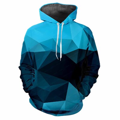 Trendy muška majica s kapuljačom s tiskanim tartan uzorcima i digitalnim tiskom Ležerna majica s dugim rukavima i kapuljačom od debele tkanine