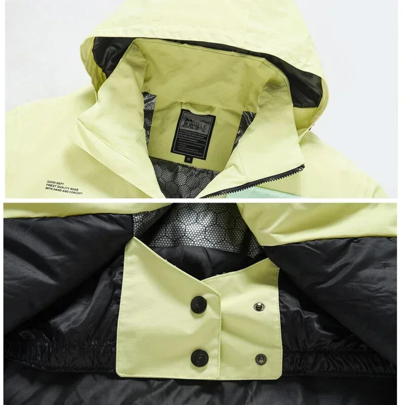 2025 Vanjska zimska topla muška skijaška jakna Planinska ženska snježna jakna Sportska vjetrootporna vodootporna majica s kapuljačom Ženska odjeća za snowboard