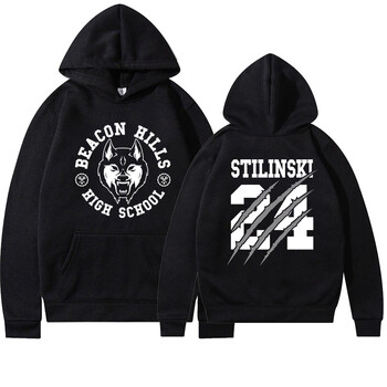 Teen Wolf Stiles Stilinski 24 Hoodie MCCALL 11 Fashion Print Streetwear Мъже Жени Спортни суичъри Hoodie Harajuku Clothing