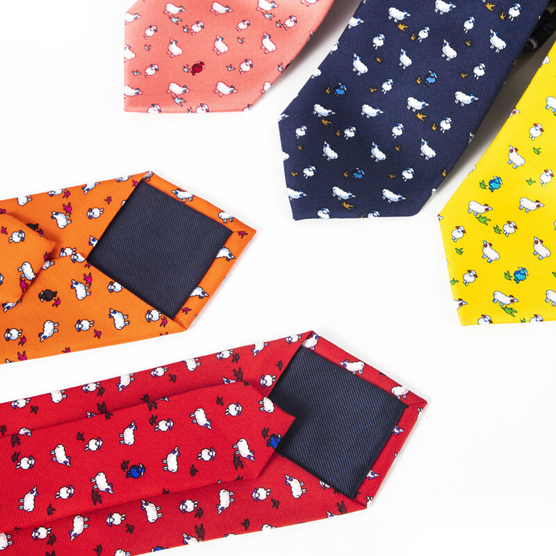 Tailor Smith 100% svilene kravate za muškarce Ručno izrađena kravata sa životinjskim uzorkom Kravata za rođendanski dar za Očev dan