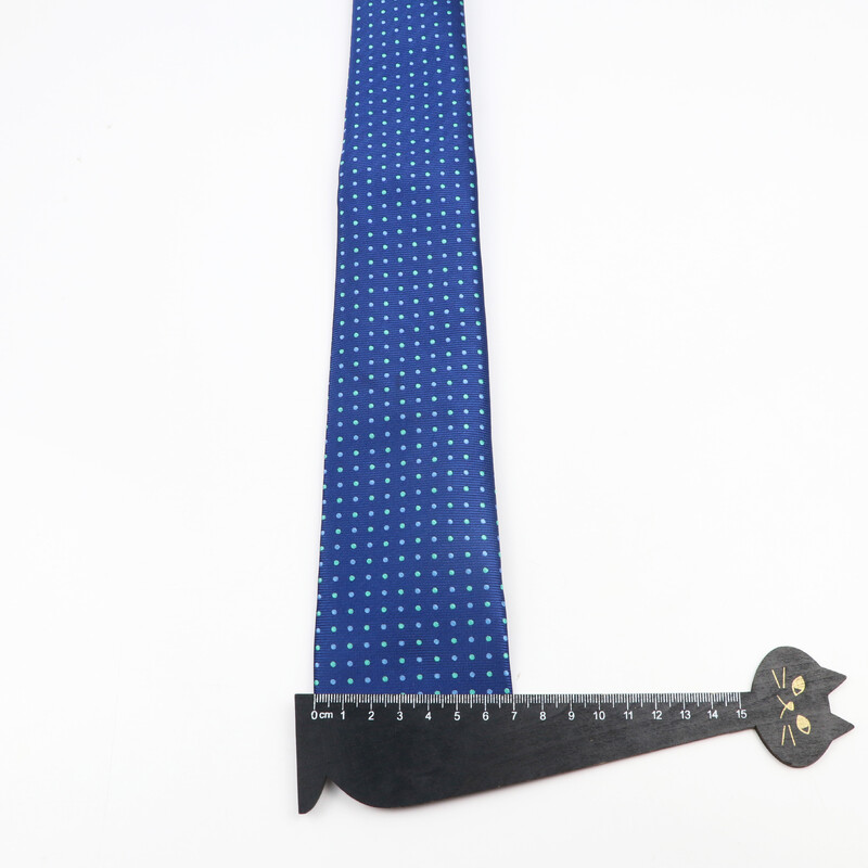 Klasično muško odijelo i kravata od 7 cm, modna, slobodno vrijeme, poliesterska kravata s valovitom točkom Jednostavna kravata za nastup na vjenčanju