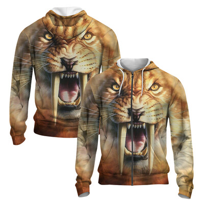 Stil japonez 3D imprimat toamna/iarna Hanorac cu fermoar pentru bărbați Retro Street Sports Hanorac cu fermoar Moda Super David Haine