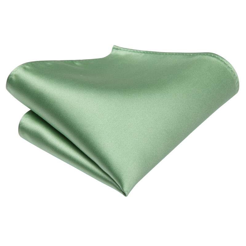 Hi-Tie Kadulja Zelena Ružičasto Plava Čvrsta svilena vjenčana kravata za muškarce Handky manžete Muški komplet kravata Modni dizajner Poslovna zabava