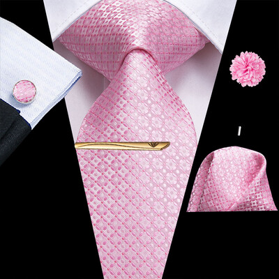 Hi-tie Κίτρινη Καφέ Γραβάτα Paisley Ανδρική Μεταξωτή Ανδρική Γραβάτα Κλιπ Δώρο για Άντρες Πολυτελής Γραβάτα Hanky Μανικετόκουμπα Σετ Επίσημος Γάμος