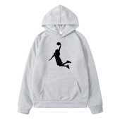 Vintage meeste dressipluus Slam Dunk Prints vabaaja kapuuts Kevadised ülisuured riided Harajuku ülisuur kapuutsiga pullover