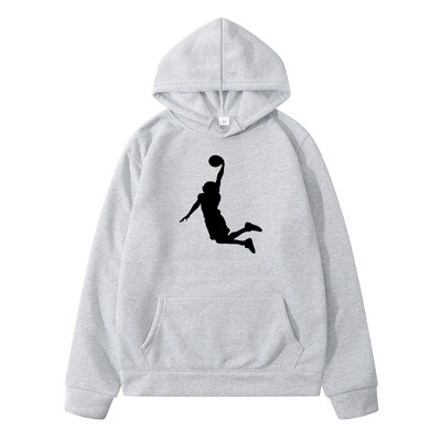 Vintage meeste dressipluus Slam Dunk Prints vabaaja kapuuts Kevadised ülisuured riided Harajuku ülisuur kapuutsiga pullover