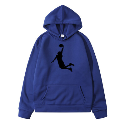 Vintage meeste dressipluus Slam Dunk Prints vabaaja kapuuts Kevadised ülisuured riided Harajuku ülisuur kapuutsiga pullover