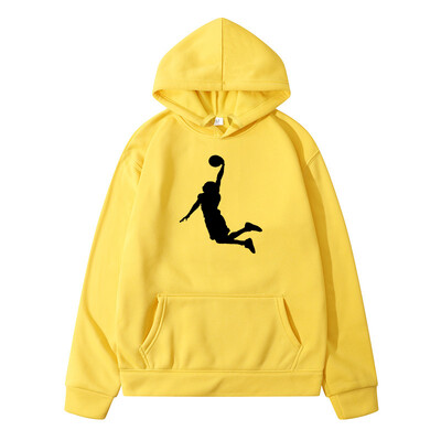 Vintage meeste dressipluus Slam Dunk Prints vabaaja kapuuts Kevadised ülisuured riided Harajuku ülisuur kapuutsiga pullover