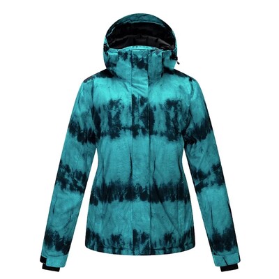 Dámska zimná lyžiarska bunda, teplá vetruodolná nepremokavá snowboardová bunda, outdoorové športy, priedušná s kapucňou, snehové kabáty pre ženy