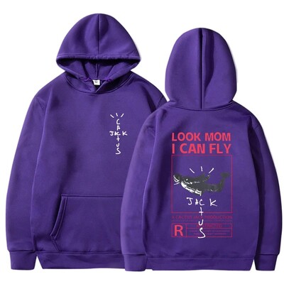 SKATIES MAMMU ES VARU LIDOT Apdrukāta vīriešu kapuce Radošums Apģērbs ar apkakli Modes Lielizmēra džemperis Modes džemperis ar kapuci vīriešiem