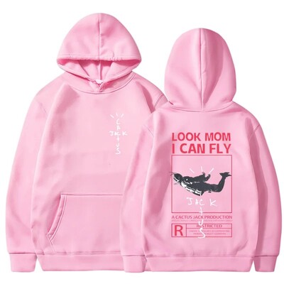 SKATIES MAMMU ES VARU LIDOT Apdrukāta vīriešu kapuce Radošums Apģērbs ar apkakli Modes Lielizmēra džemperis Modes džemperis ar kapuci vīriešiem