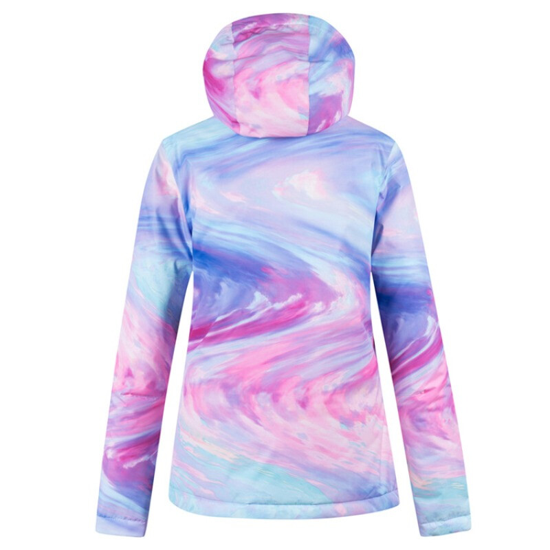 -30 de îmbrăcăminte de schi pentru femei, iarnă, în aer liber, cu o singură placă, jachete de schi, pentru fete, îngroșate, pentru snowboarding.