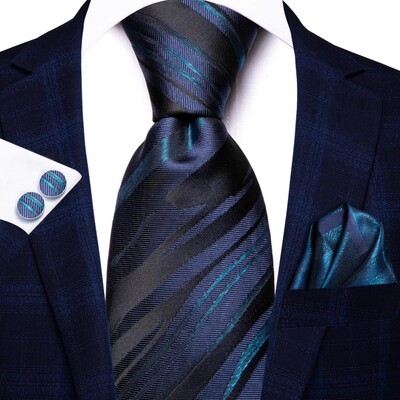Hi-Tie siidist meeste lipsukomplekt lillelised kollased kuldsed lipsud ja taskurätikud mansetinööpide komplekt meeste pulmapeo ülikond moodne kaelalips C-3053