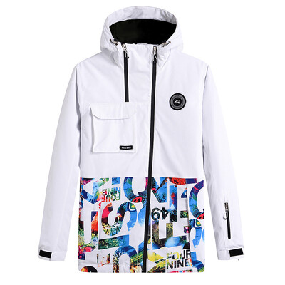 Āra sporta slēpošanas jakas vīriešiem Sieviešu biezas vēja necaurlaidīgas ūdensnecaurlaidīgas ziemas sniega mēteļi snovbordam, siltas elpojošas jakas