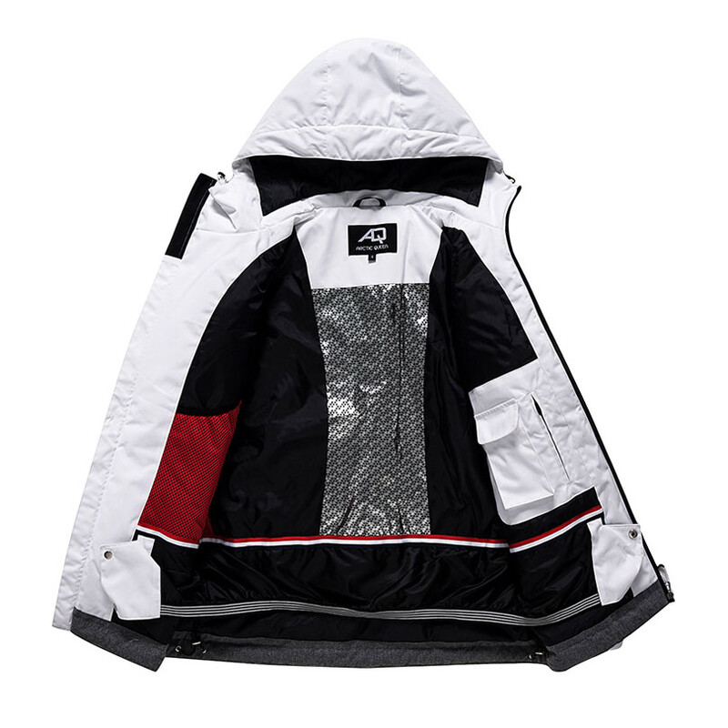 Āra sporta slēpošanas jakas vīriešiem Sieviešu biezas vēja necaurlaidīgas ūdensnecaurlaidīgas ziemas sniega mēteļi snovbordam, siltas elpojošas jakas
