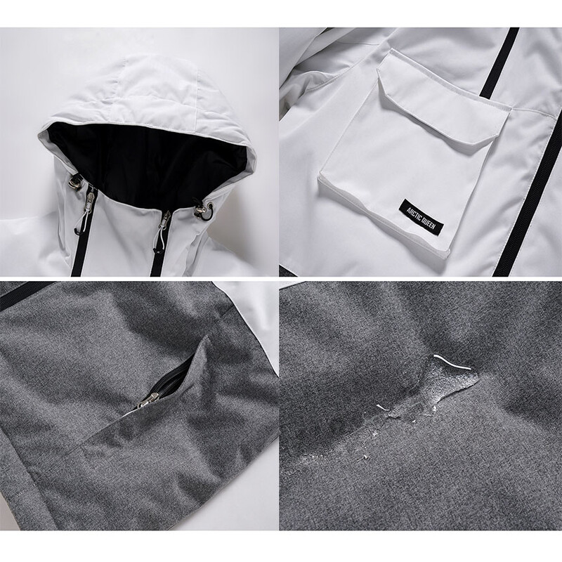 Āra sporta slēpošanas jakas vīriešiem Sieviešu biezas vēja necaurlaidīgas ūdensnecaurlaidīgas ziemas sniega mēteļi snovbordam, siltas elpojošas jakas