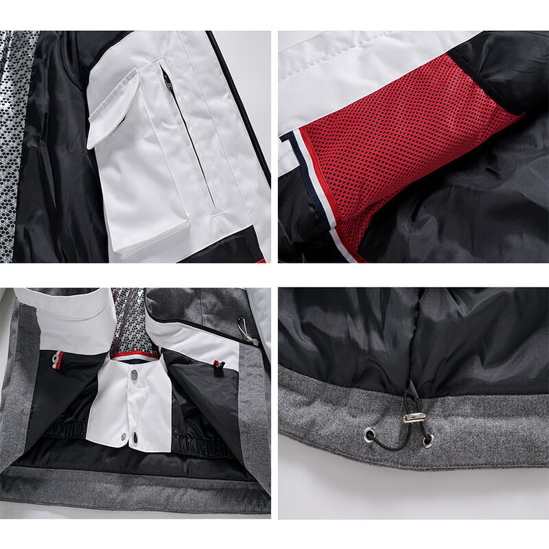 Āra sporta slēpošanas jakas vīriešiem Sieviešu biezas vēja necaurlaidīgas ūdensnecaurlaidīgas ziemas sniega mēteļi snovbordam, siltas elpojošas jakas