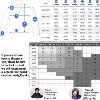 Γυναικεία αδιάβροχα μπουφάν για σκι 2025 Νέα παλτά Snowboard Ανδρικά αθλητικά ανδρικά τζάκετ για σκι Ζεστά ρούχα για χιονοστιβάδες με κουκούλα με φερμουάρ