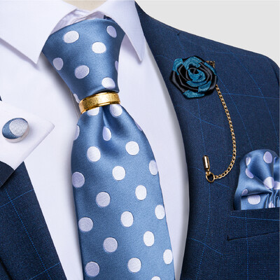 Luksusa kaklasaite Red Paisley melna vīriešu kaklasaites kāzu aksesuāri kaklasaite kabatlakats aproču pogas atloka piespraudes dāvana vīriešiem DiBanGu