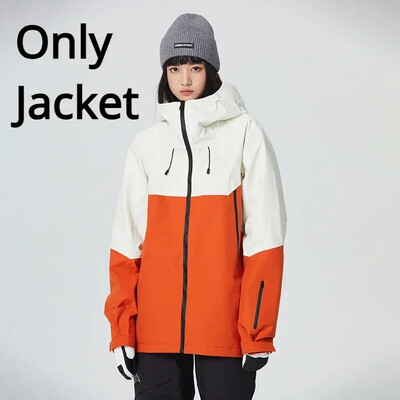 2025 Нови дамски мъжки зимни ски якета Водоустойчиви ветроустойчиви палта за сняг Спортни термални ски за възрастни, сноуборд, суичър с качулка