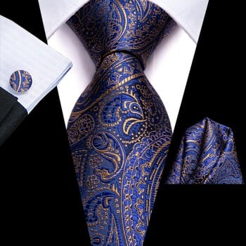 Hi-Tie Designer Purple Paisley Μεταξωτή Γαμήλια Γραβάτα για Άντρες Handky δώρο μανικετόκουμπα Ανδρική γραβάτα Μόδα επαγγελματικό πάρτι Dropshipping