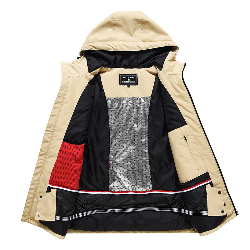 2024. gada jauns Snowfield treniņtērps, ūdensnecaurlaidīgs snovborda sporta mētelis vīriešu slēpošanas kostīms ziemas āra, vēja necaurlaidīgs silta sieviešu sniega jaka