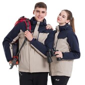 Brändi meeste suusajope Talvine soe veekindel tuulekindel suusatamine lumelaua joped Kvaliteetsed välispordi lumejoped meestele