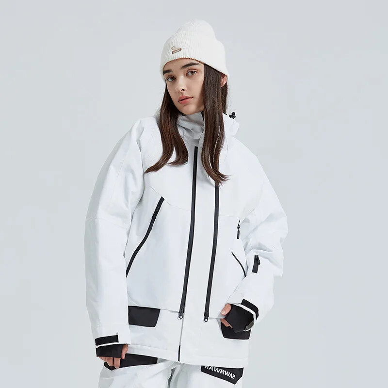 Jachete de schi 2025 pentru bărbați, femei, în aer liber, iarnă, rezistentă la vânt, impermeabilă, caldă, durabilă, pentru schi, haine pentru snowboarding, cu glugă