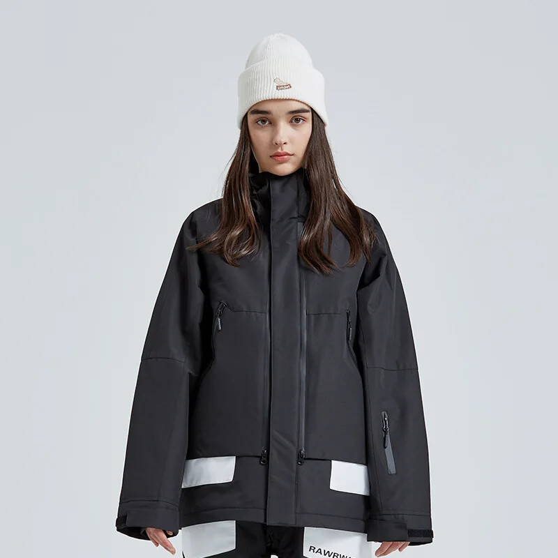 Jachete de schi 2025 pentru bărbați, femei, în aer liber, iarnă, rezistentă la vânt, impermeabilă, caldă, durabilă, pentru schi, haine pentru snowboarding, cu glugă