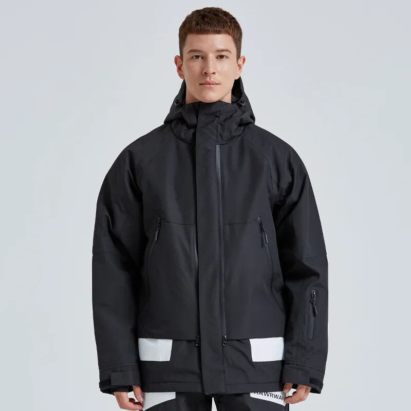 Jachete de schi 2025 pentru bărbați, femei, în aer liber, iarnă, rezistentă la vânt, impermeabilă, caldă, durabilă, pentru schi, haine pentru snowboarding, cu glugă