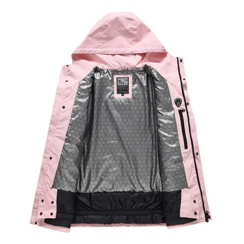 Žieminė slidinėjimo striukė Nauji vyriški, moteriški, 2025 m. šilti slidinėjimo sportiniai vėjui atsparūs sniego paltai lauko kalnams atsparūs vandeniui snieglenčių drabužiai