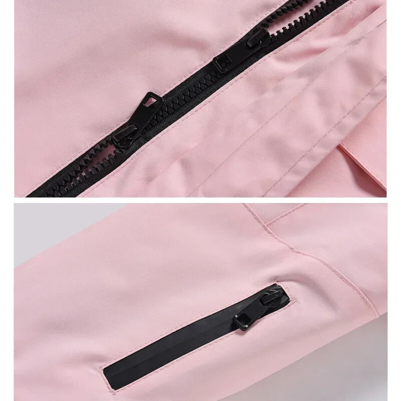 Žieminė slidinėjimo striukė Nauji vyriški, moteriški, 2025 m. šilti slidinėjimo sportiniai vėjui atsparūs sniego paltai lauko kalnams atsparūs vandeniui snieglenčių drabužiai