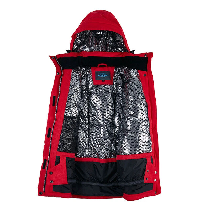 2024 m. slidinėjimo striukė Nauja vandeniui atspari moteriška sportinė šilta moteriška sniego paltai Snieglentės žieminiai viršutiniai drabužiai su gobtuvu, vėjui atsparus kalnų sportinis kostiumas