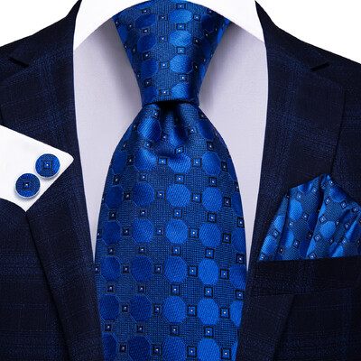 Hi-Tie ružovo-sivá bodkovaná dizajnérska elegantná kravata pre mužov, módna značka, svadobná párty, kravata, ručná kravata, manžetové gombíky, veľkoobchod