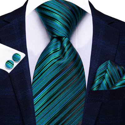 Pánske kravaty Hi-Tie v bordovej pruhovanej farbe, 8,5 cm, žakárové doplnky na kravatu, denné nosenie, kravata, svadobná párty, vreckovka, sada manžetových gombíkov