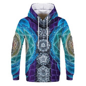 Karsti pārdošana rudens un ziemas jauns biezināts un krāsains jautrs kapucis 3D fluorescējošais džemperis Personalizēts gadījuma brīvs kapucis