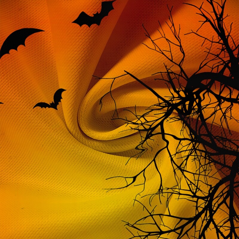 sikspārņu apdruka vīriešiem Kapucis Hip Hop Mīksts džemperis Ikdienas Helovīna Ķirbju melnas kapuces Streetwear brīvs pulovers vīriešu apģērbs